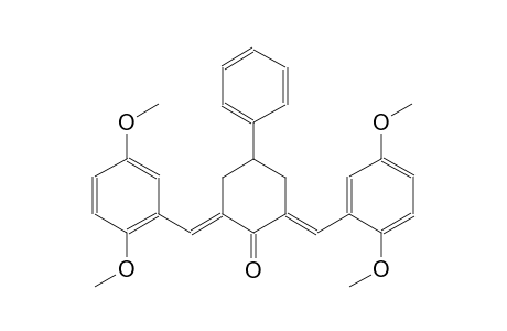 cyclohexanone, 2,6-bis[(2,5-dimethoxyphenyl)methylene]-4-phenyl-,(2E,6E)-