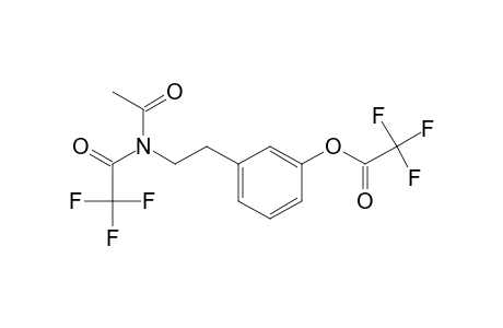 Acetic acid, trifluoro-, 3-[2-[acetyl(trifluoroacetyl)amino]ethyl]ph enyl ester