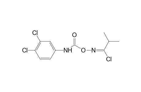 Propanimidoyl chloride, N-[[[(3,4-dichlorophenyl)amino]carbonyl]oxy]-2-methyl-