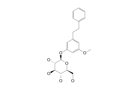 SHANCIGUSIN-F;5-METHOXY-BIBENZYL-3-O-BETA-D-GLUCOPYRANOSIDE