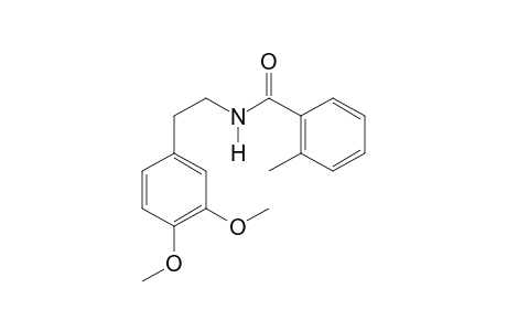 N-[2-(3,4-Dimethoxyphenyl)ethyl]-2-methylbenzamide