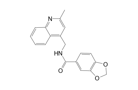 Benzo[1,3]dioxole-5-carboxylic acid, (2-methylquinolin-4-ylmethyl)amide