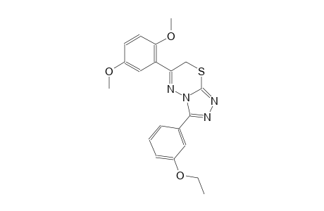 6-(2,5-dimethoxyphenyl)-3-(3-ethoxyphenyl)-7H-[1,2,4]triazolo[3,4-b][1,3,4]thiadiazine