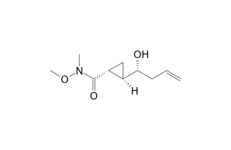 (1R,2R)-2-((R)-1-hydroxybut-3-enyl)-N-methoxy-N-methylcyclopropanecarboxamide