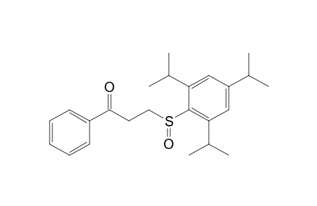1-Phenyl-3-[(2,4,6-triisopropylphenyl)sulfinyl]propan-1-one