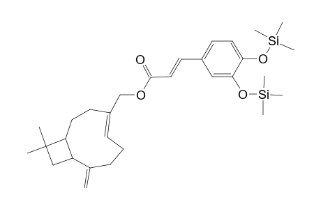 Caryophyllene <14-hydroxy-.beta.-> caffeate, di-TMS
