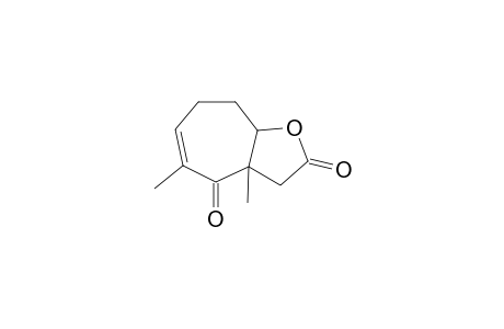 2H-Cyclohepta[b]furan-2,4(3H)-dione, 3a,7,8,8a-tetrahydro-3a,5-dimethyl-, cis-(.+-.)-