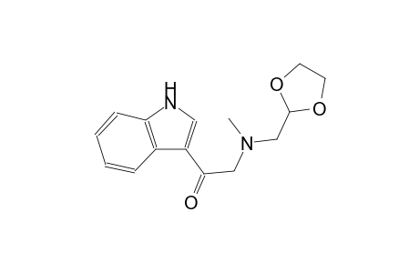 2-[(1,3-dioxolan-2-ylmethyl)(methyl)amino]-1-(1H-indol-3-yl)ethanone