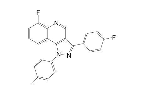 6-fluoro-3-(4-fluorophenyl)-1-(4-methylphenyl)-1H-pyrazolo[4,3-c]quinoline