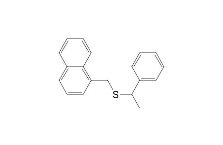 Naphthalene, 1-[[(1-phenylethyl)thio]methyl]-, (.+-.)-
