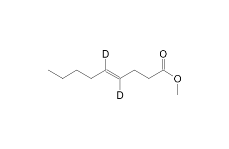 4-Nonenoic-4,5-D2 acid, methyl ester