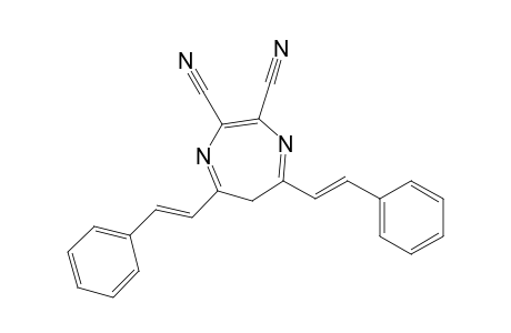 5,7-bis[(E)-2-phenylethenyl]-6H-1,4-diazepine-2,3-dicarbonitrile