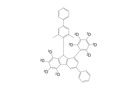 1-(Pentadeuteriophenyl)-3-phenyl-9-(2',6'-dimethyl-4'-phenylphenyl)-5,6,m7,8-tetradeuteriofluorene