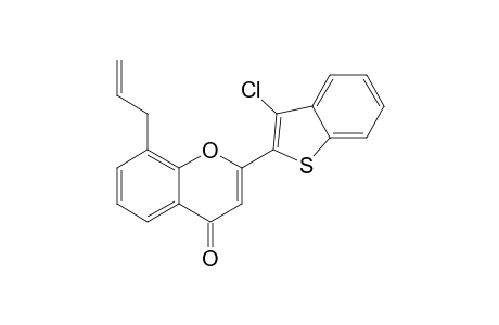 2-(3'-Chlorobenzo-2'-thienyl)-8-allylbenzopyran-4-one
