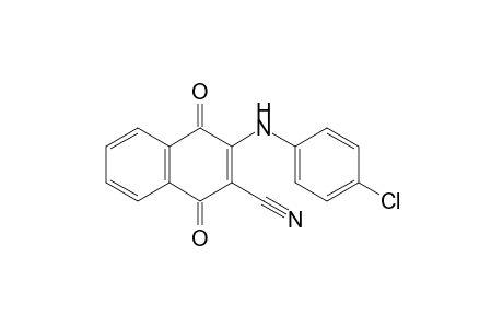 2-(4-Chlorophenyl)amino-3-cyano-1,4-naphthoquinone
