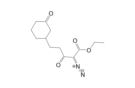 Ethyl 2-diazo-3-oxo-5-(3-oxocyclohexyl)pentanoate