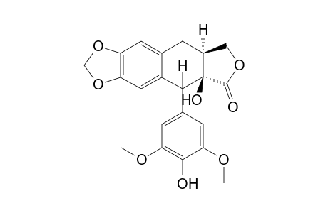 2'.beta.-Hydroxy-4'-demethyl-desoxy-Picropodophyllotoxin