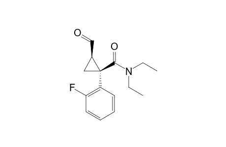 (1S,2R)-1-(2-FLUOROPHENYL)-2-FORMYL-N,N-DIETHYLCYCLOPROPANECARBOXAMIDE
