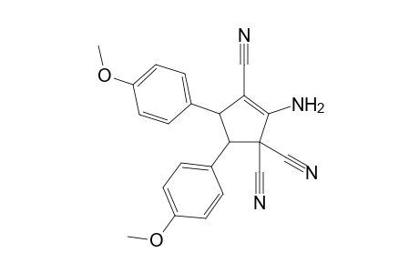 1-Amino-2,5,5-tricyano-3,4-bis(p-methoxyphenyl)cyclopent-1-ene