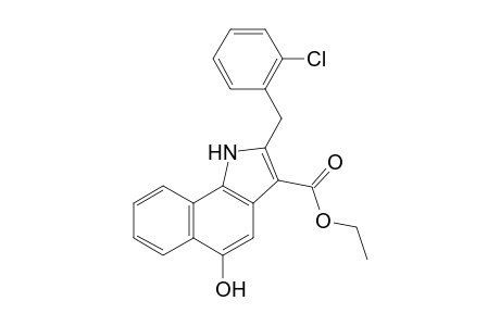 Ethyl 2-(2-Chlorobenzyl)-5-hydroxy-1H-benzo[g]indole-3-carboxylate