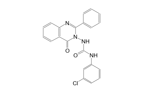 N-(3-chlorophenyl)-N'-(4-oxo-2-phenyl-3(4H)-quinazolinyl)urea