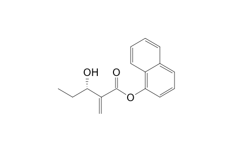 (3S)-3-hydroxy-2-methylenepentanoic acid 1-naphthalenyl ester