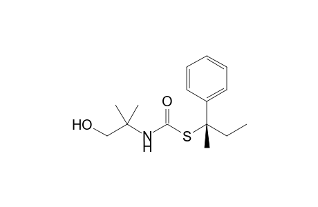 (-)-(S)-S-2-[N-(2-Hydroxy-1,1-dimethylethyl)aminocarbonylthio]-2-phenylbutane