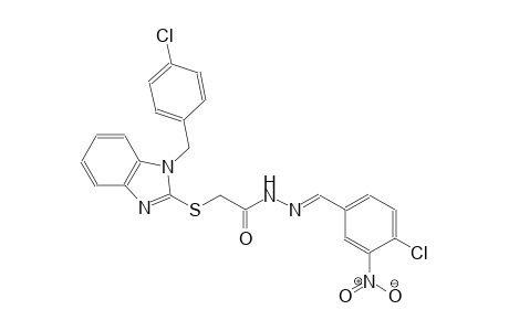 acetic acid, [[1-[(4-chlorophenyl)methyl]-1H-benzimidazol-2-yl]thio]-, 2-[(E)-(4-chloro-3-nitrophenyl)methylidene]hydrazide