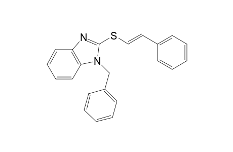 (E)-1-Benzyl-2-(styrylthio)-1H-benzo[d]imidazole