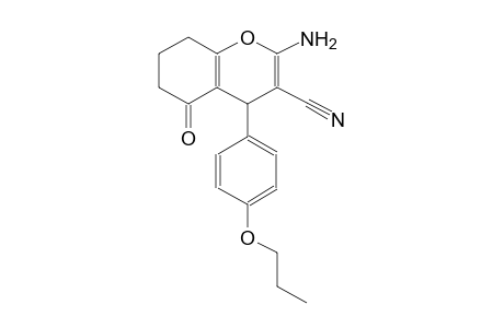 4H-1-benzopyran-3-carbonitrile, 2-amino-5,6,7,8-tetrahydro-5-oxo-4-(4-propoxyphenyl)-