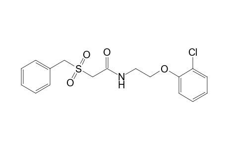 Acetamide, N-[2-(2-chlorophenoxy)ethyl]-2-[(phenylmethyl)sulfonyl]-