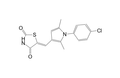 (5Z)-5-{[1-(4-chlorophenyl)-2,5-dimethyl-1H-pyrrol-3-yl]methylene}-1,3-thiazolidine-2,4-dione