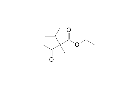 Butanoic acid, 2-methyl-2-(1-methylethyl)-3-oxo-, ethyl ester