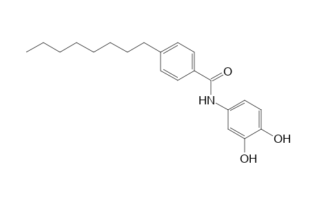 Benzamide, N-(3,4-dihydroxyphenyl)-4-octyl-