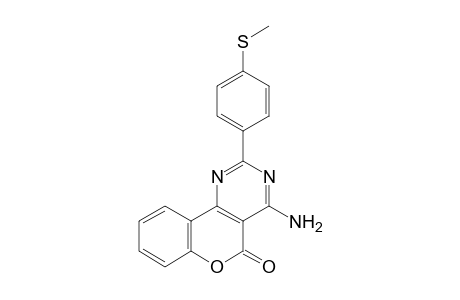 4-Amino-2-[4-(methylsulfanyl)phenyl]-5H-chromeno[4,3-d]pyrimidin-5-one