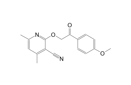 2-[2-(4-methoxyphenyl)-2-oxoethoxy]-4,6-dimethylnicotinonitrile