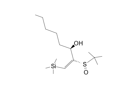 (E,3R)-2-[(S)-tert-butylsulfinyl]-1-trimethylsilyl-1-octen-3-ol