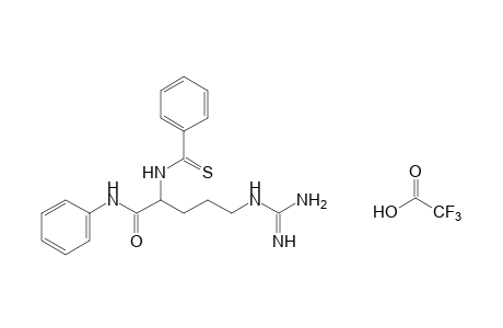 5-guanidino-2-(thiobenzamido)valeranilide, trifluoroacetate (1:1)