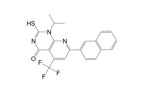 pyrido[2,3-d]pyrimidin-4(1H)-one, 2-mercapto-1-(1-methylethyl)-7-(2-naphthalenyl)-5-(trifluoromethyl)-