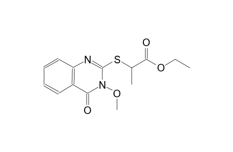 ethyl 2-[(3-methoxy-4-oxo-3,4-dihydro-2-quinazolinyl)sulfanyl]propanoate