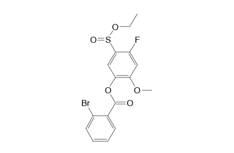 2-Bromobenzoic acid, 2-methoxy-4-fluoro-5-(ethoxysulfo)phenyl ester