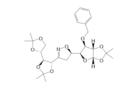 (5S)-5-(3-O-BENZYL-1,2-O-ISOPROPYLIDENE-ALPHA-D-XYLO-TETROFURANOS-4-YL)-3-(1,2:3,4-DI-O-ISOPROPYLIDENE-D-ARABINO-TETRITOL-1-YL)-4,5-DIHYDROISOXAZO