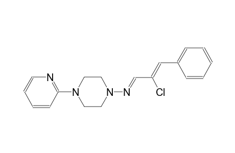 N-[(E,2Z)-2-chloro-3-phenyl-2-propenylidene]-4-(2-pyridinyl)-1-piperazinamine