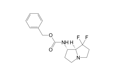 (+/-)-Benzyl N-[(1S,7aS)-7,7-difluoropyrrolizidin-1-yl]carbamate