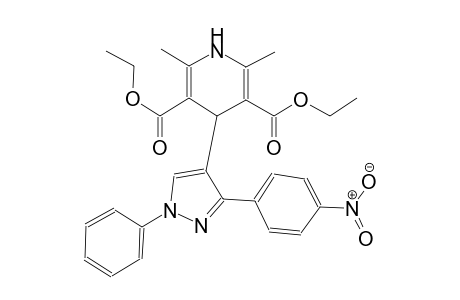 3,5-pyridinedicarboxylic acid, 1,4-dihydro-2,6-dimethyl-4-[3-(4-nitrophenyl)-1-phenyl-1H-pyrazol-4-yl]-, diethyl ester