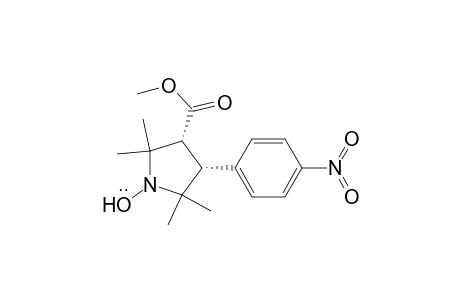 1-Pyrrolidinyloxy, 3-(methoxycarbonyl)-2,2,5,5-tetramethyl-4-(4-nitrophenyl)-, cis-