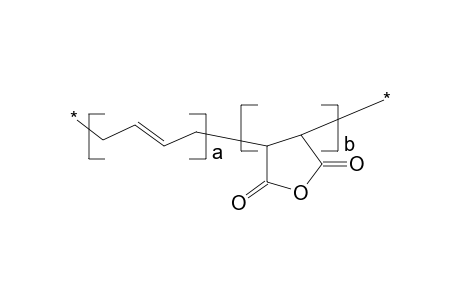 Oligo(butadiene) reacted with maleic anhydride; formula is simplified