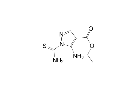 5-Amino-1-thiocarbamoyl-1H-pyrazole-4-carboxylic acid ethyl ester