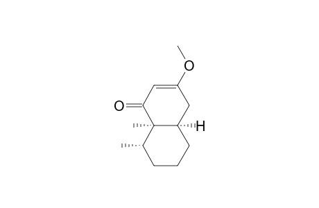 1(4H)-Naphthalenone, 4a,5,6,7,8,8a-hexahydro-3-methoxy-8,8a-dimethyl-, (4a.alpha.,8.alpha.,8a.alpha.)-(.+-.)-