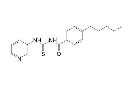 1-(p-pentybenzoyl)-3-(3-pyridyl)-2-thiourea